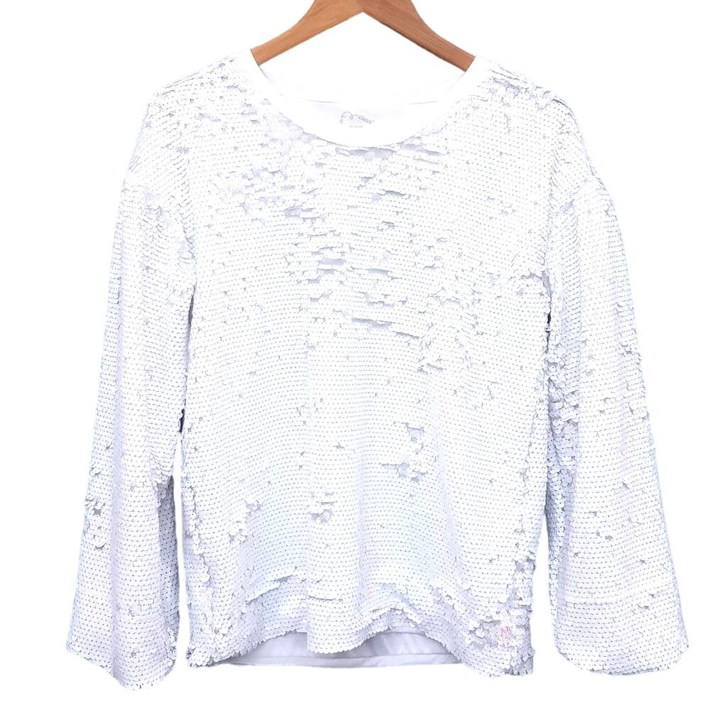Museum of Ice Cream Sequin White Sweatshirt Collaboration